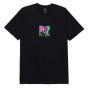Camiseta HUF Worldwide Get a Grip Preta