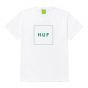 Camiseta Huf Worldwide Essentials Box Logo Branco
