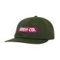 Boné High Company 6 Panel Battery Green
