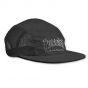 Boné Thrasher Five Panel Flame Outlined Preto