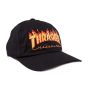 Boné Thrasher Magazine Dad Hat Logo Flame Preto