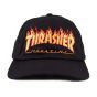 Boné Thrasher Magazine Dad Hat Logo Flame Preto
