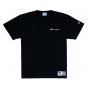 Camiseta Champion Especial/ Life Mini Script Embroidery Logo/ Bordado Black