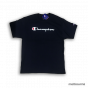 Camiseta Champion Logo Manuscrito - Graphic Tee – Tecido Premium – Preto