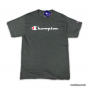 Camiseta Chumbo Champion Logo Silk
