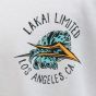 Camiseta Collab  Lakai x Swanski Branca