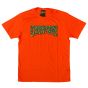 Camiseta Creature Skateboards Catacombo Logo Laranja