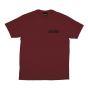 Camiseta Creature SkateBoards Keeping Rolling Bordo