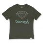 Camiseta Diamond Supply OG Sign Verde Militar