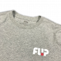 Detalhe Camiseta Flip Odyssey Chest Cinza Mescla Flip - Estilo Urbano