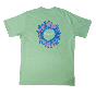 Camiseta HUF Peaking Verde Claro