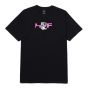 Camiseta HUF Silk Monitored Preto