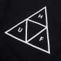 Camiseta HUF WorldWide Essential Triple Triangle Preto