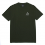 Camiseta HUF WorldWide Essential Triple Triangle Verde