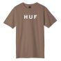 Camiseta HUF Worldwide Essentials OG Logo Areia