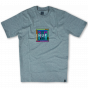 Camiseta HUF WorldWide Gift Shop Cinza