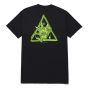 Camiseta HUF Worldwide Green Buddy Black 420 Collection