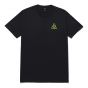 Camiseta HUF Worldwide Green Buddy Black 420 Collection