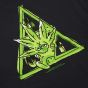 Camiseta HUF Worldwide Green Buddy Black 420 Collection