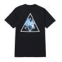Camiseta HUF Worldwide Hot Dice Triple Triangle Preta