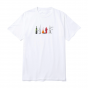 Camiseta HUF Worldwide Objectified Branca