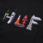 Camiseta HUF Worldwide Objectified Preta