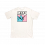 Camiseta Lakai Branca Silk Mc Blue Cat