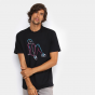 Camiseta Lakai Silk Mc Brush Preto