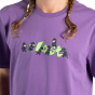 Camiseta Logo Lost Silk Fluorescente Roxo Quartzo
