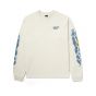 Camiseta Manga Longa HUF Worldwide Rogue Wave Off White