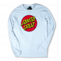 Camiseta Manga Longa Santa Cruz Skateboards Classic Dot Branca