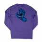 Camiseta Manga Longa Santa Cruz Skateboards Screaming Hand Lilás