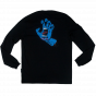 Camiseta Manga Longa Santa Cruz Skateboards Screaming Hand Preta