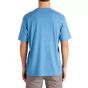 Camiseta Oversized Volcom Silk New Euro Azul Mescla