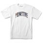Camiseta Primitive Skateboards Collegiate Aquatic White