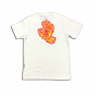 Camiseta Santa Cruz Flame Hand Branco