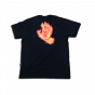 Camiseta Santa Cruz Flame Hand Preta