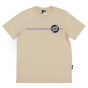 Camiseta Santa Cruz Johnson Beast Wagon Stripes Bege