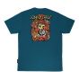 Camiseta Santa Cruz Roskopp The Five SS Azul Indigo
