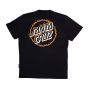 Camiseta Santa Cruz Skateboards Burnt Opus SS Black