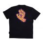 Camiseta Santa Cruz Skateboards Flame Hand Strip SS