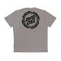 Camiseta Santa Cruz Skateboards Flame Ringed Dot SS - Cinza
