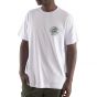Camiseta Santa Cruz Skateboards Flamed MFG Dot Preta