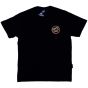 Camiseta Santa Cruz Skateboards Gleam Dot Preto