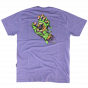 Camiseta Santa Cruz Skateboards Mummy Hand Azul Turquesa