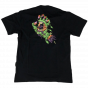 Camiseta Santa Cruz Skateboards Mummy Hand Azul Turquesa