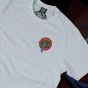 Camiseta Santa Cruz Skateboards Rob Dot Branca