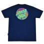 Camiseta Santa Cruz Skateboards Roskopp Marinho