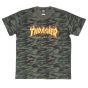 Camiseta Thrasher Magazine Flame Logo Camuflada