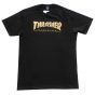 Camiseta Thrasher Magazine Logo Gold Foil Preta